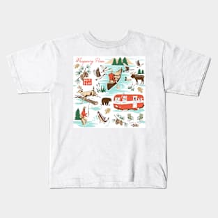 Whispering Pines Kids T-Shirt